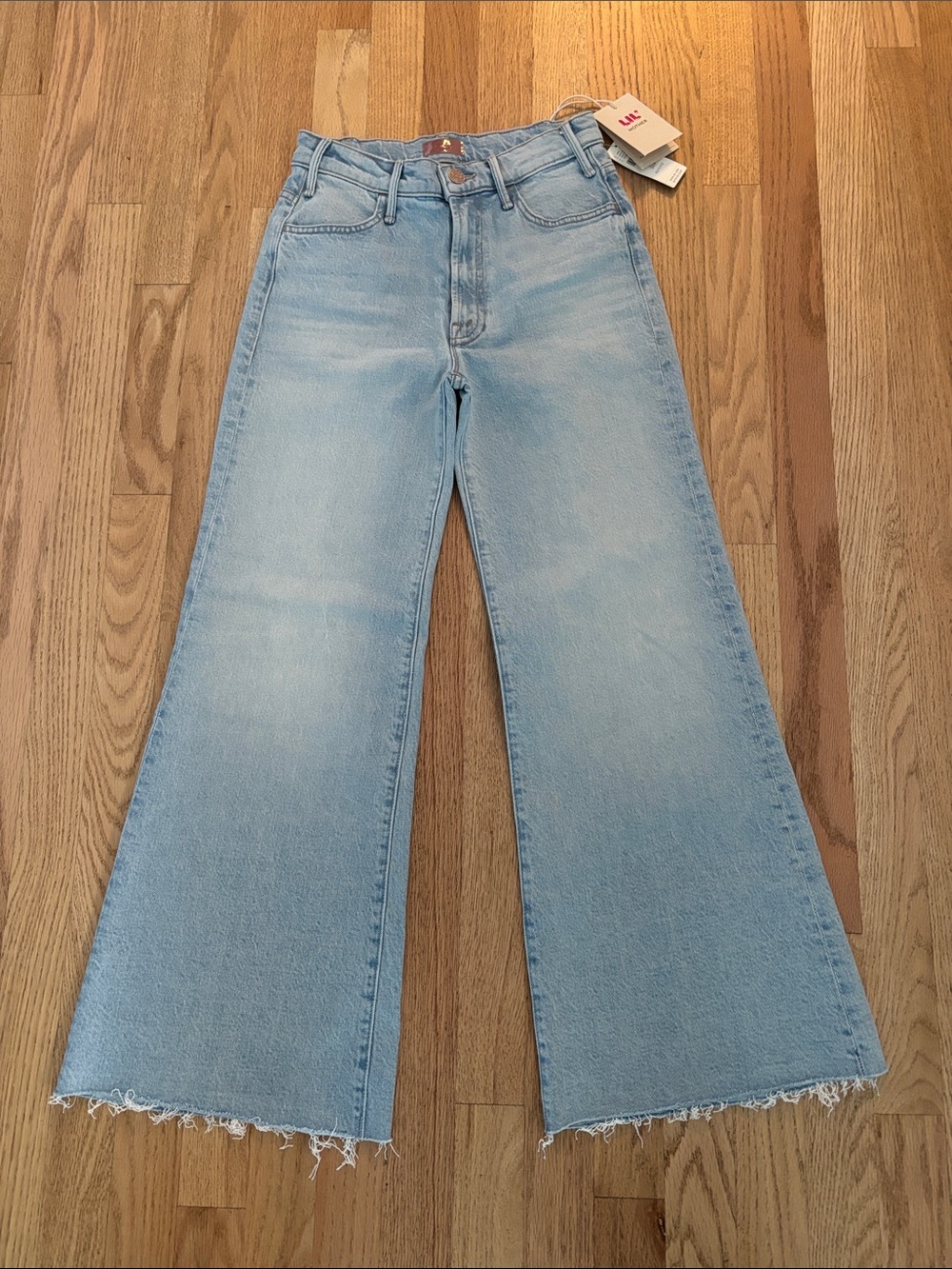 Mother Jeans Petite 24 Lil Hustler Roller Skimp Fray